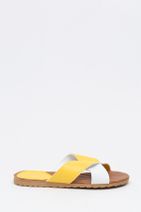 Ayakkabı Modası Sarı Kadın Terlik M5003-19-122001R - 4