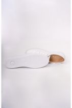 THE FRİDA SHOES Frd5001 Beyaz Suni Deri Günlük Lastikli Yumuşak Kadın Ayakkabı - 7