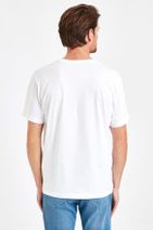 LC Waikiki Erkek Canli Beyaz T-Shirt 9SS538Z8 - 2