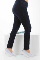 Tuvid Kadın Lacivert Kot Pantolon Fitness Denim TVD-4143 - 3