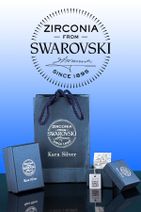 SUNSHINE Swarovski Zirconia Taşlı Gümüş Kalp Kolye - 2