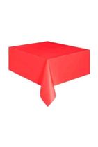Genel Markalar Plastik Kırmızı Masa Örtüsü 120*180 cm - 1