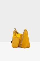 Bagmori Sarı Kadın Cüzdan Aksesuarlı Mini Askılı Çanta M000004155 - 3