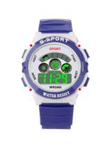 RoseRoi Dijital Mavi Spor Çocuk Kol Saati Takvim Renkli Işıklı - 1