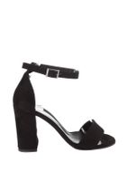 SOHO Siyah Süet Kadın Topuklu Ayakkabı 13214 - 2