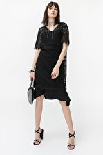 Twist Kadın Siyah Elbise TS1190002444 - 5
