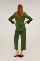 MANGO Woman Kadın Yeşil Kruvaze Yakalı Blazer Ceket 67097664 - 3