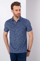 Pierre Cardin Lacivert Slim Fit Polo Yaka T-Shirt - 1