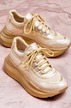 Elle Shoes ADONCIA Altın Kadın Ayakkabı - 1