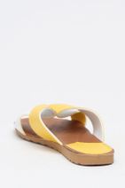 Ayakkabı Modası Sarı Kadın Terlik M5003-19-122001R - 3
