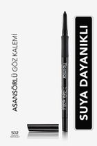 Flormar Suya Dayanıklı Asansörlü Göz Kalemi(YOĞUN SİYAH)-stylematic Eyeliner-s02newblack-8690604190492 - 1