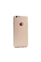 CaseStreet Apple Iphone 6 Plus 6s Plus Kılıf Premier Silikon+nano Glass Koruyucu Gold - 1