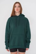 Addax Kapüşonlu Oversize Basic Sweatshirt S9725-asn75 - 4