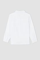 DeFacto Erkek Çocuk Okula Dönüş Oxford Uzun Kollu Gömlek - 7