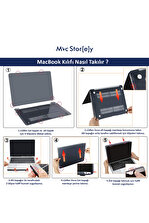 Mcstorey Macbook Pro ile Uyumlu Kılıf HardCase A1706 A1708 A1989 A2159 2016/2019 Leaf - 5