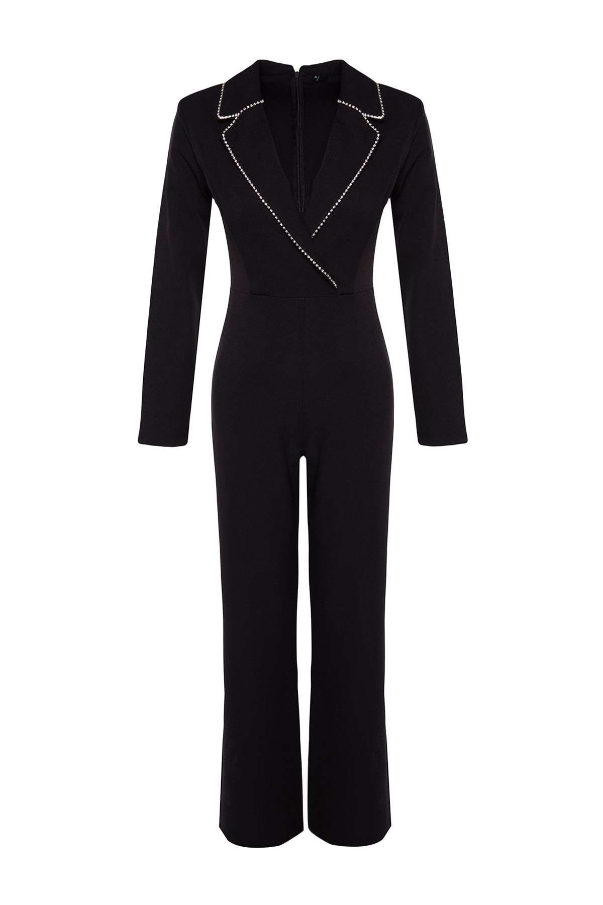 Black 2025 tuxedo playsuit