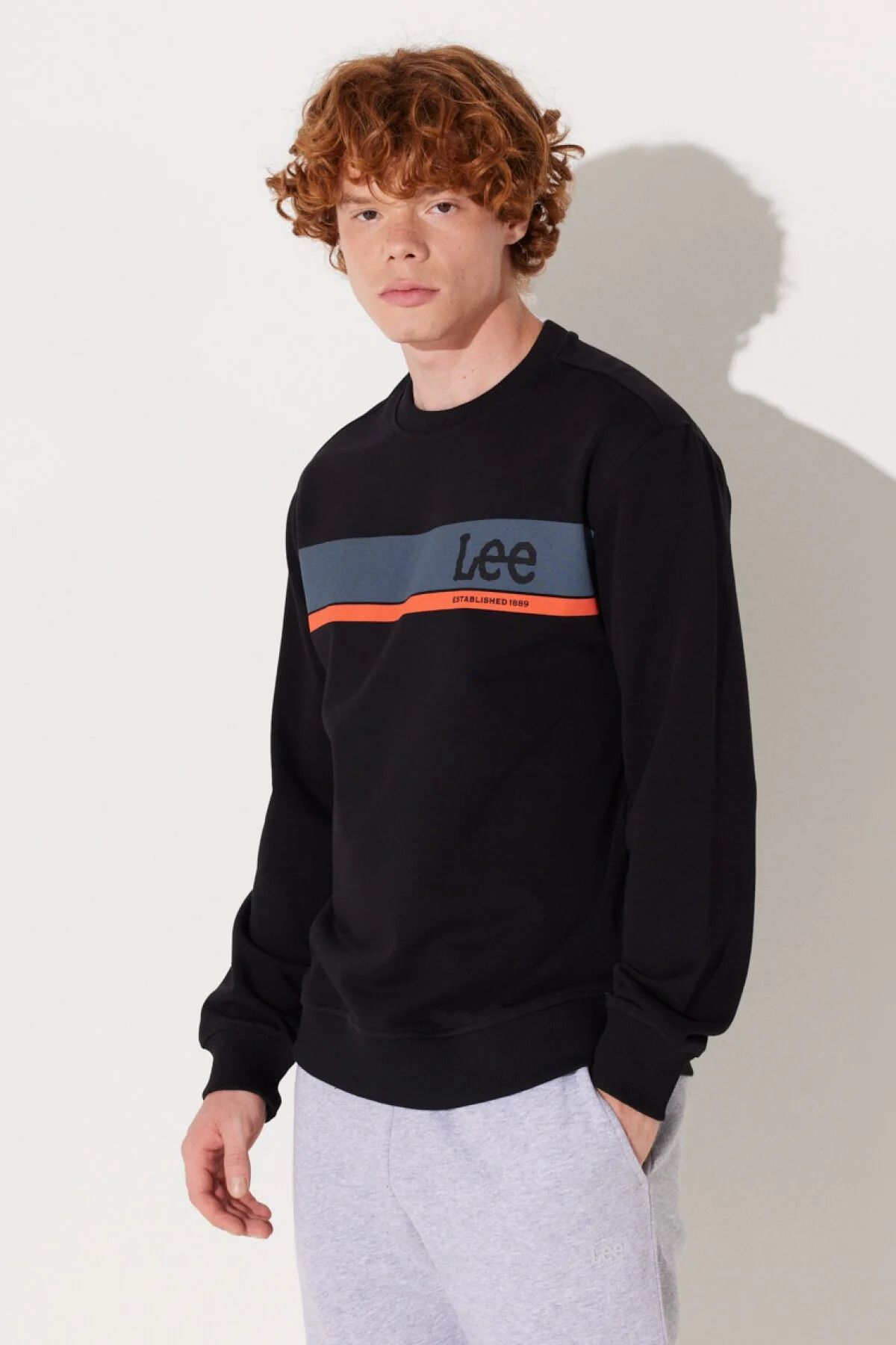 Lee crew neck sweatshirt online