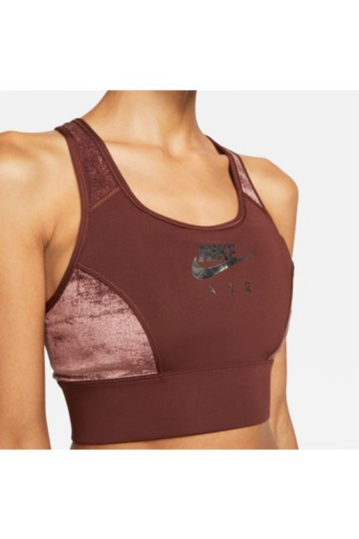 Burgundy nike sports bra on sale