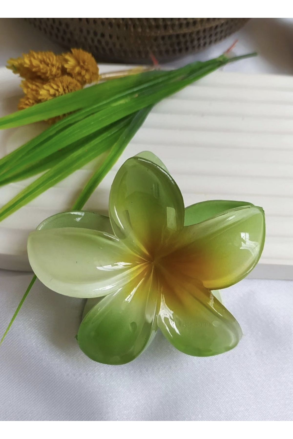 Monalisa Hair Clip Green Casual