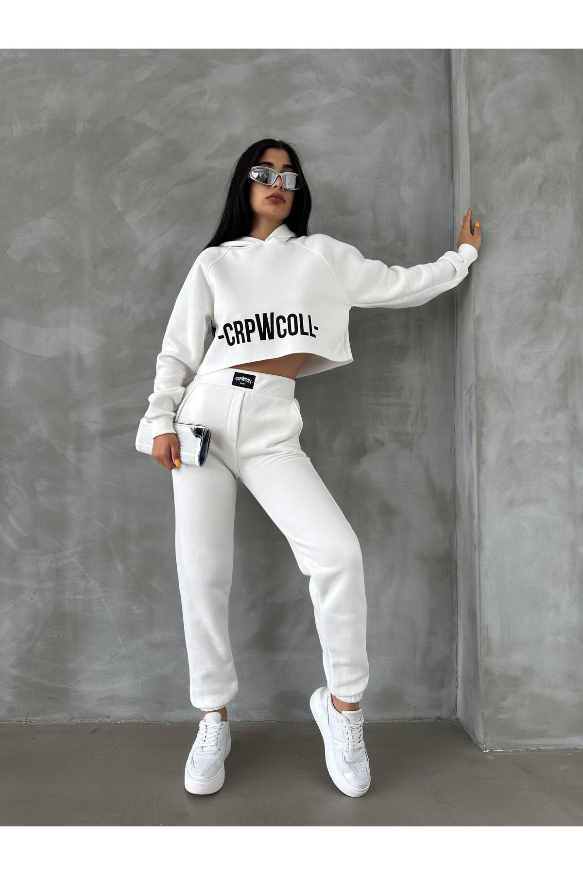 Crop top tracksuit set 2025