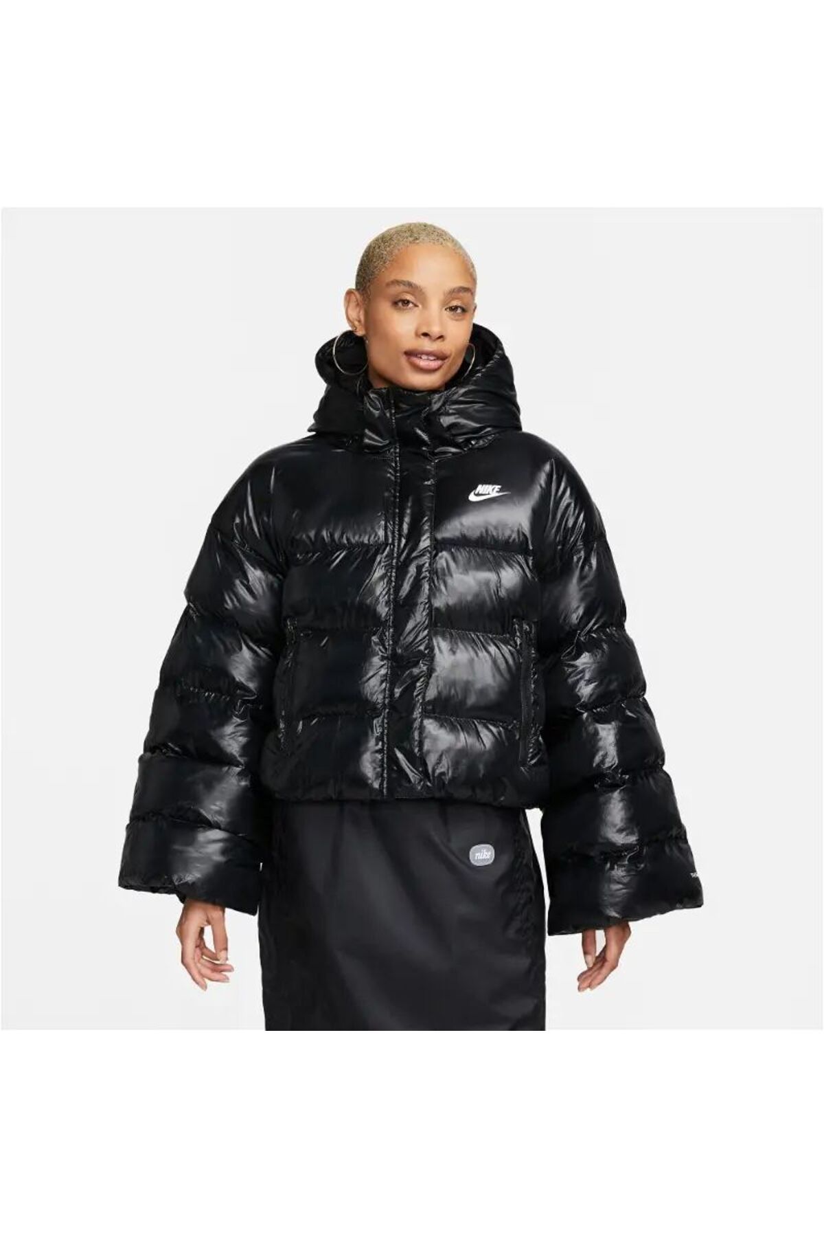 Nike Sportswear Therma FIT Syntetic Fill City Hoodie Women s Black