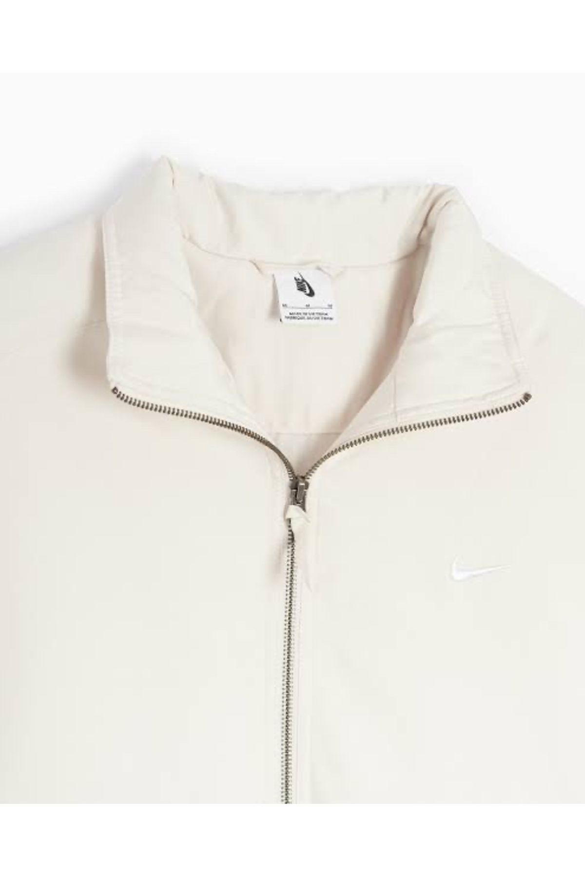 Nike bomber jacket white sales
