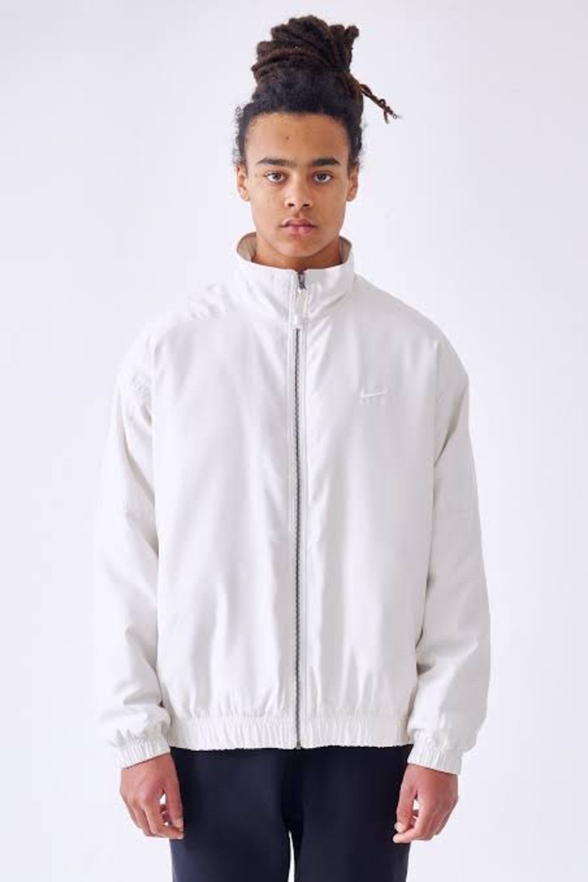Nike air discount satin track jacket