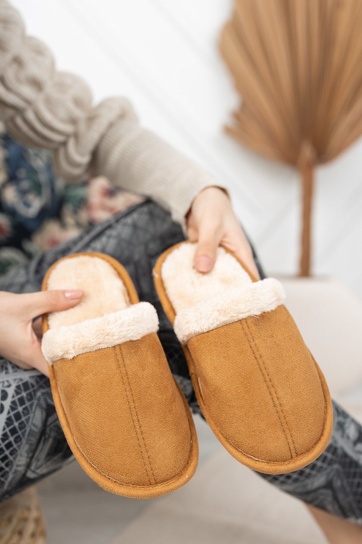 ALTUNTA Unisex Plush House Slippers Trendyol