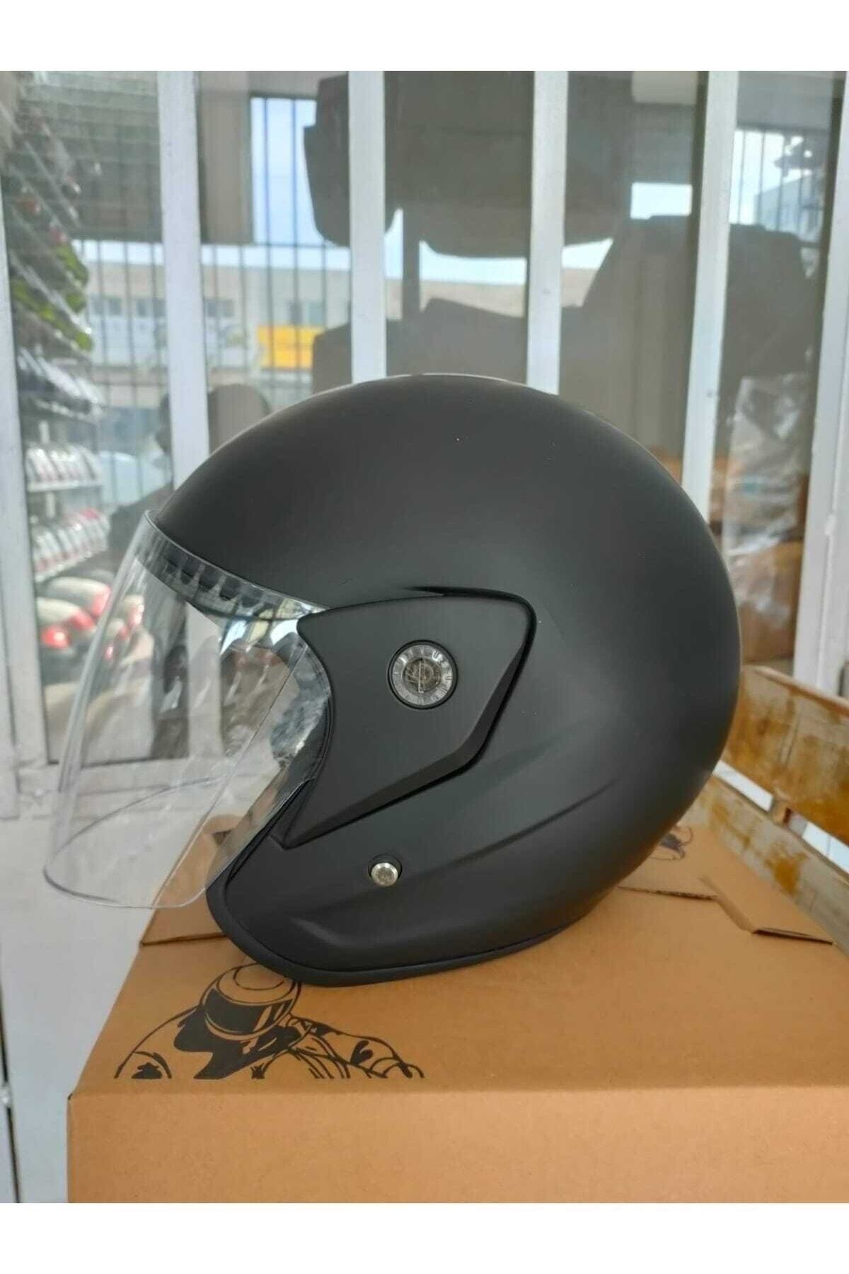 Motosev Motorcycle Helmet Universal Mold Black Carbon Trendyol