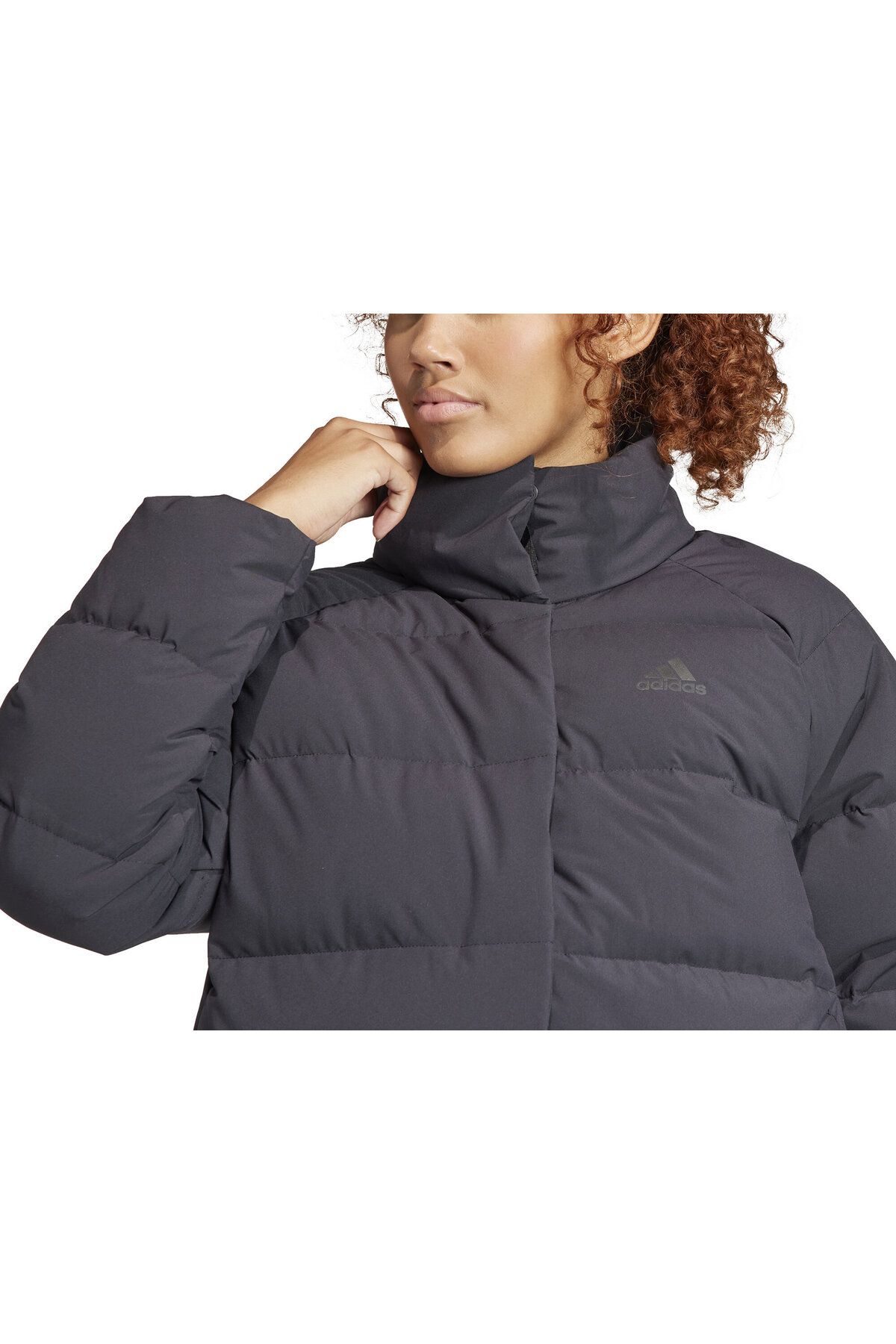 adidas Women s Casual Coat HY3939 Gray Trendyol