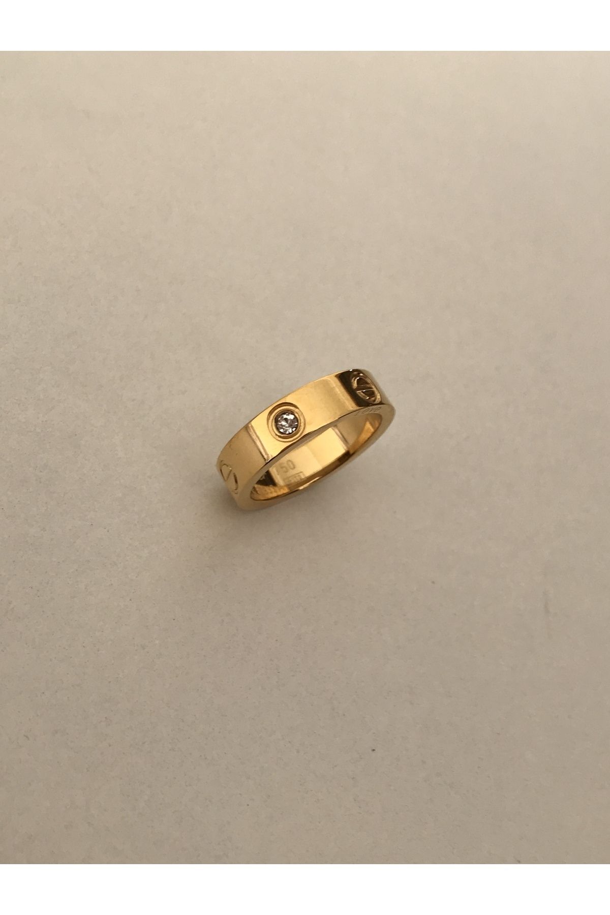 Opia JEWELRY Stoned Steel Cartier Ring You can choose the size