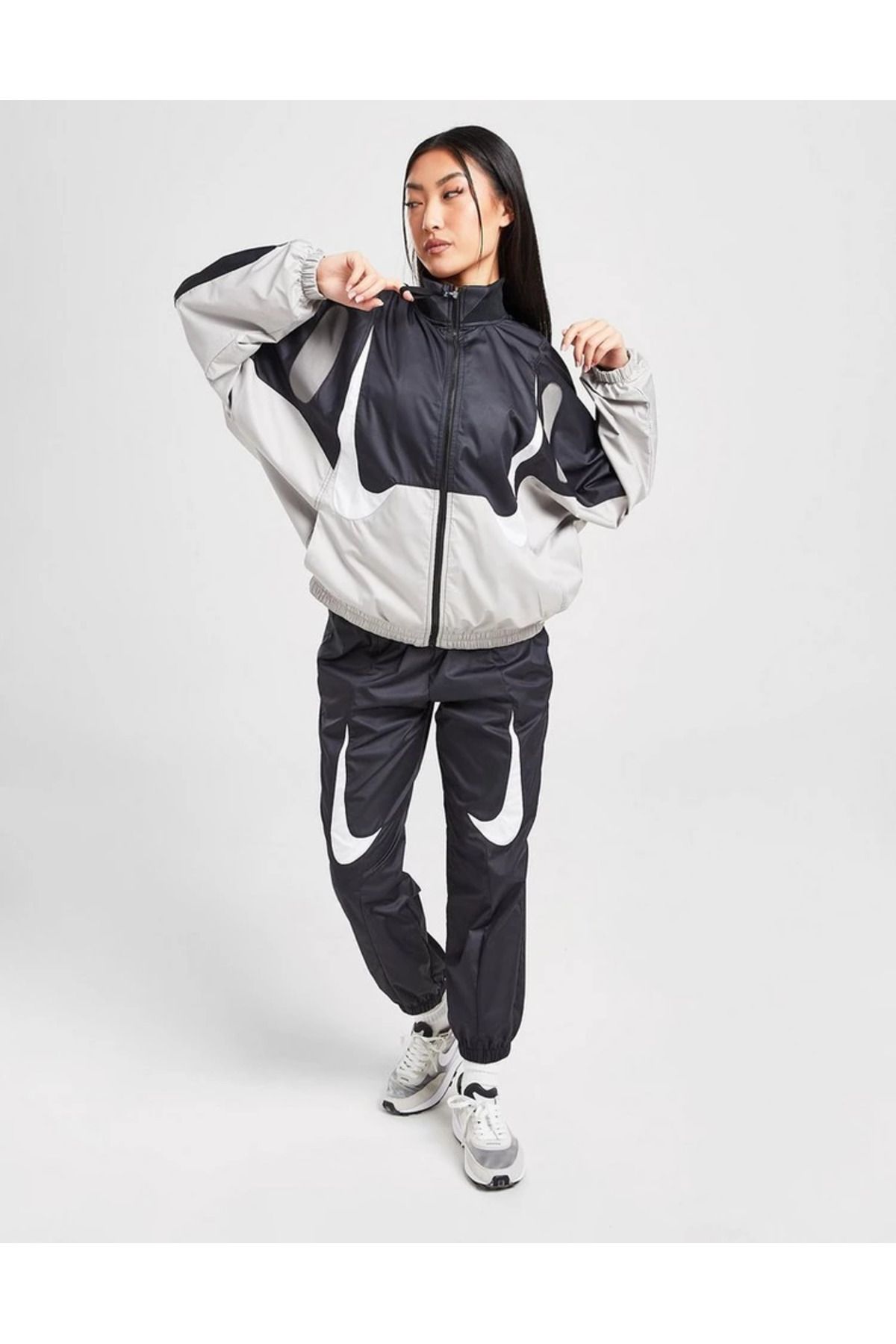Nike air sales grey tracksuit womens