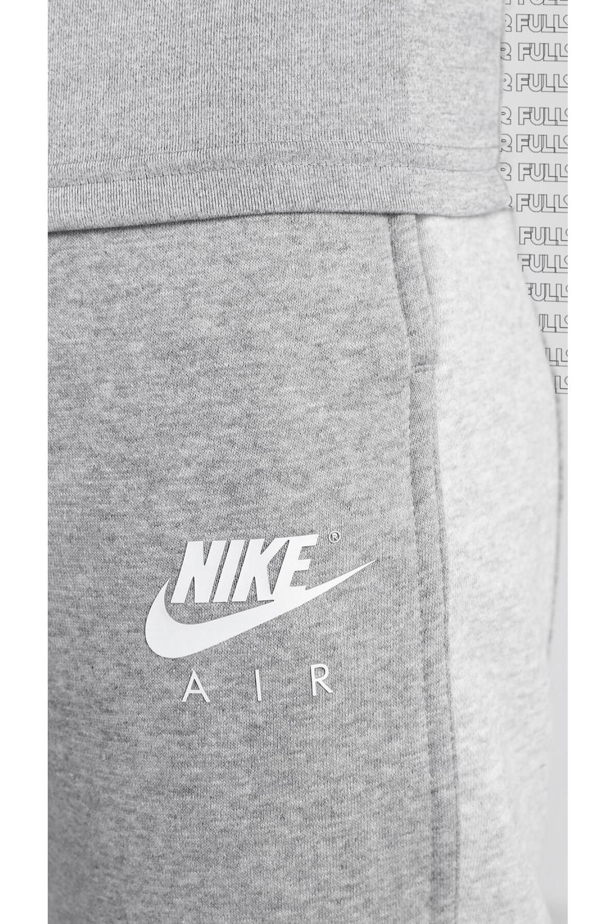 Nike Air Fleece Jogger Pants Thick Ribbed Men s Sweatpants Gray