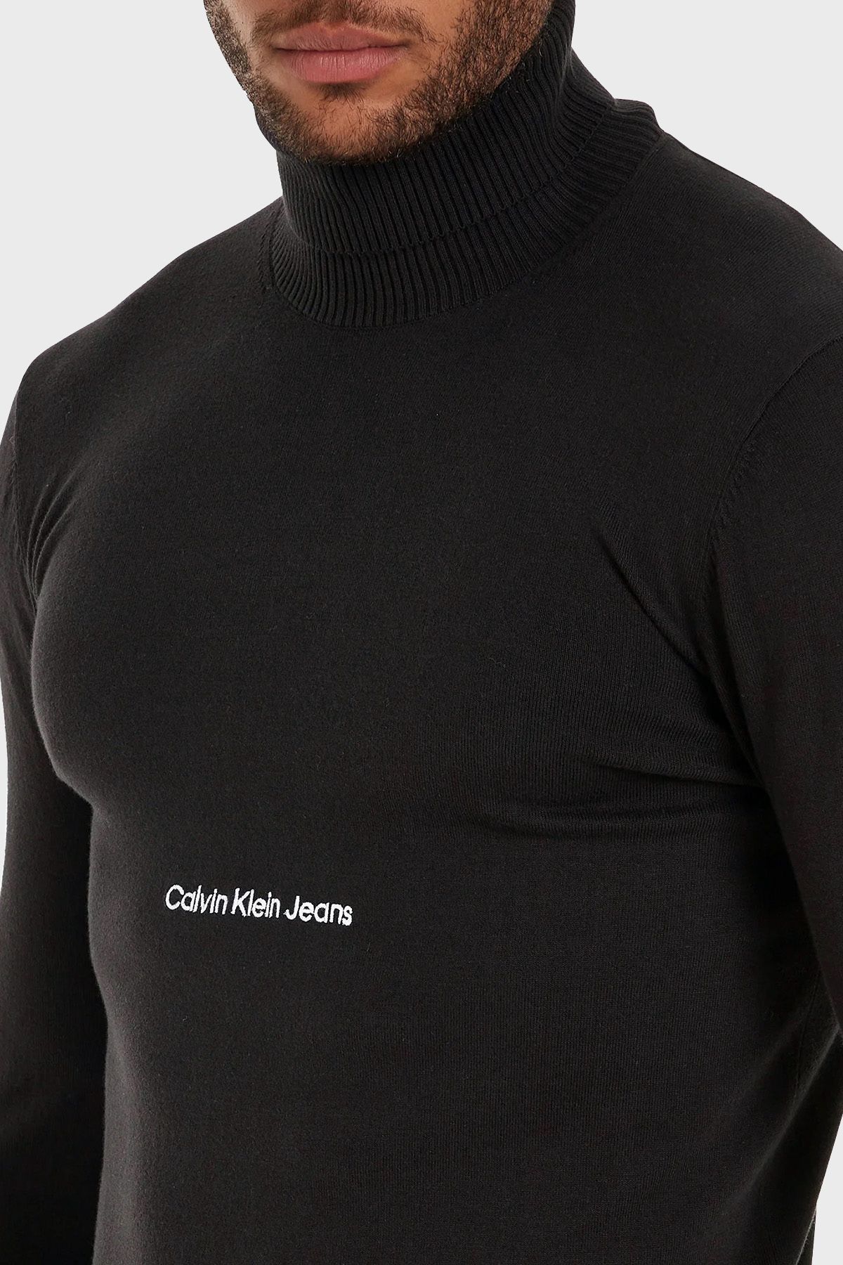 Calvin klein deals black turtleneck