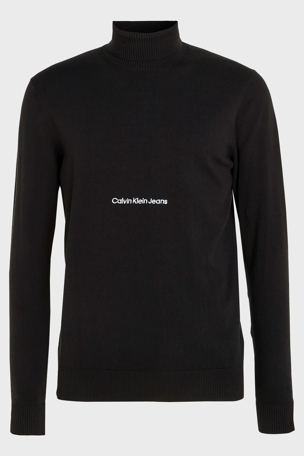 Calvin klein discount black turtleneck sweater