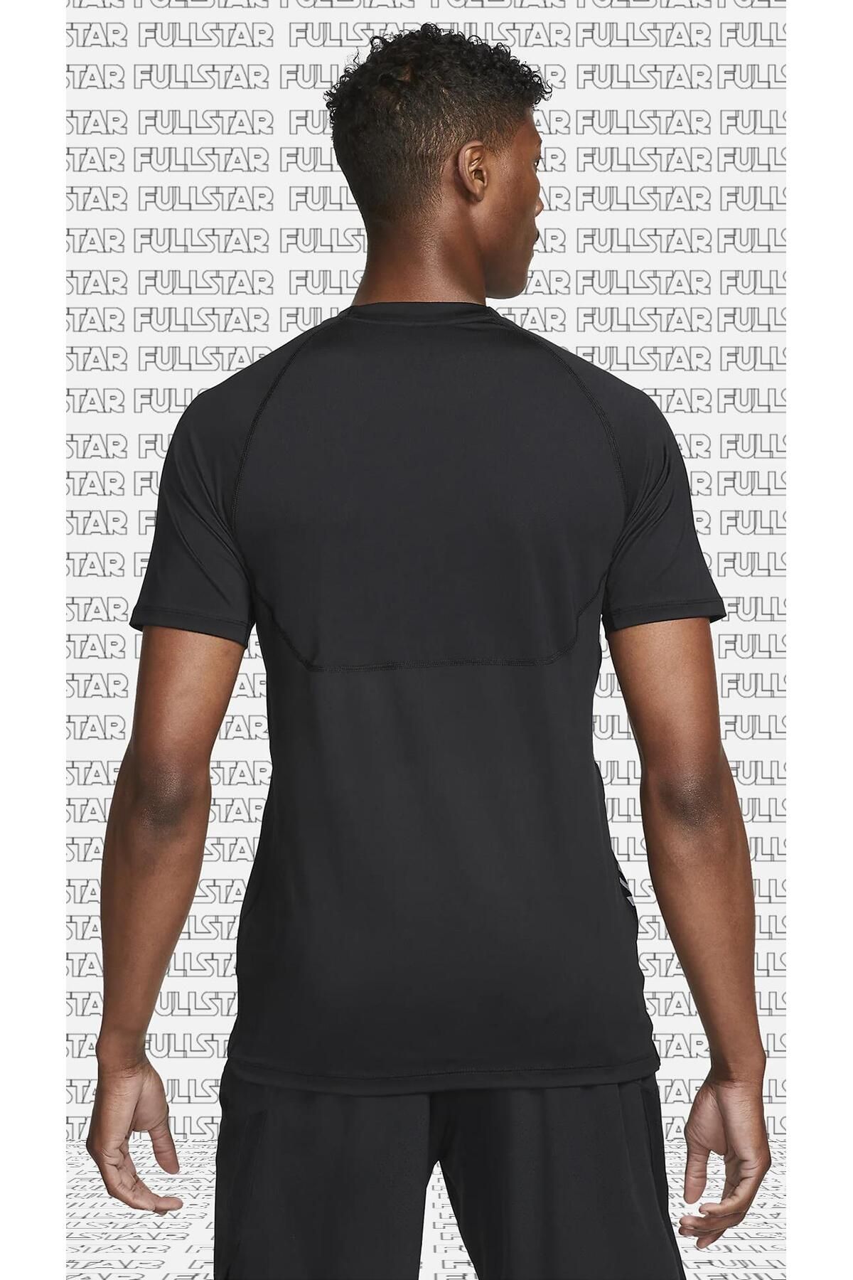 Nike Pro Dri-FIT Men's Slim Fit Training Top T-Shirt Black - Trendyol