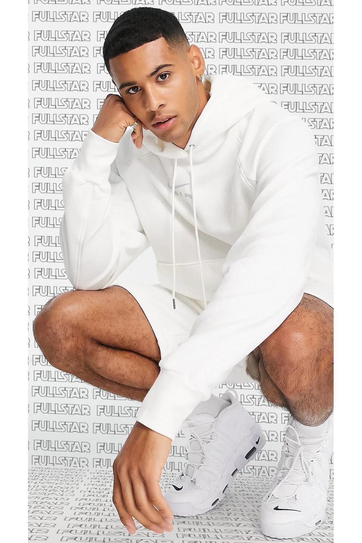 White nike air hoodie outlet