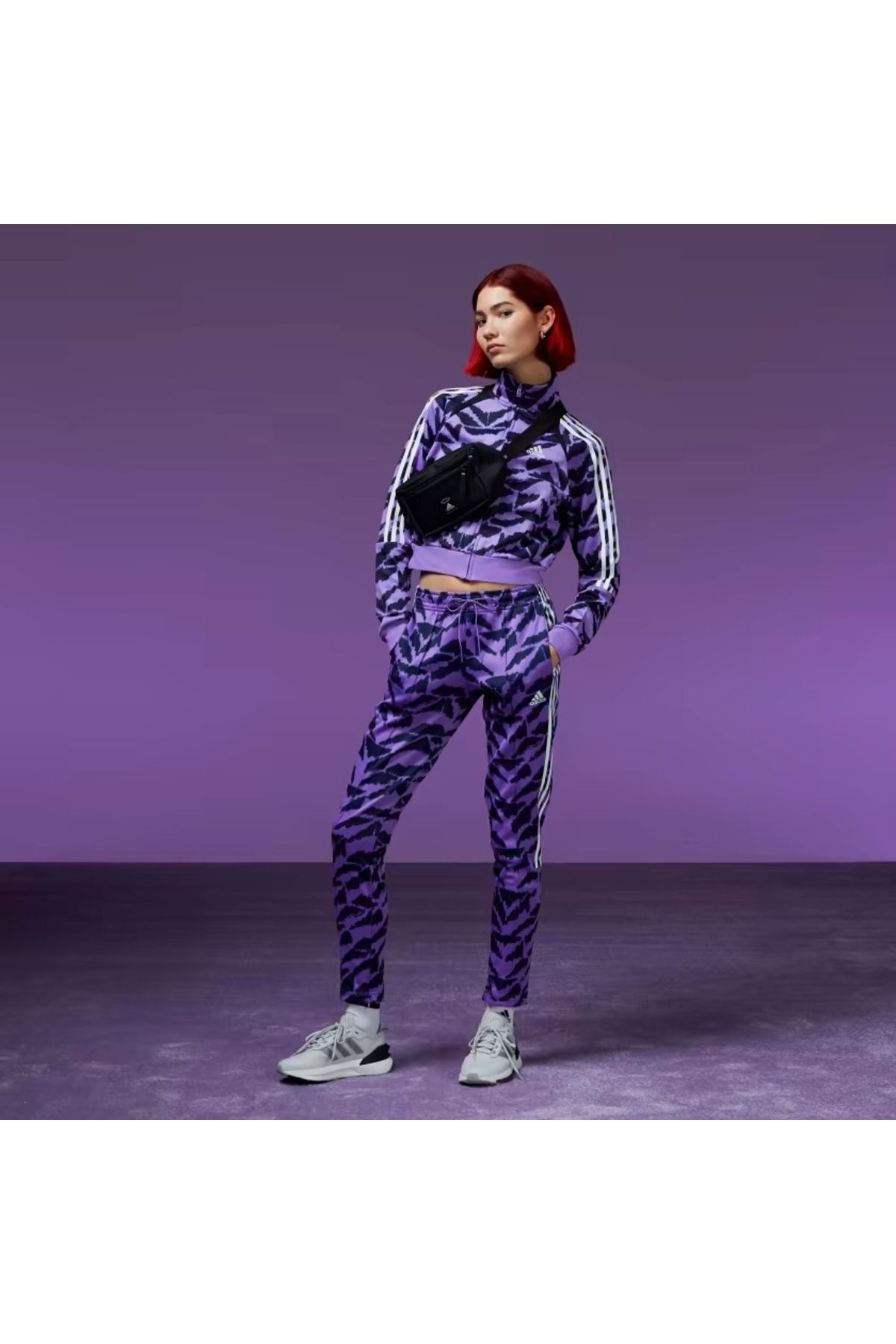 adidas Tiro suit up lifestyle women s purple tracksuit Trendyol