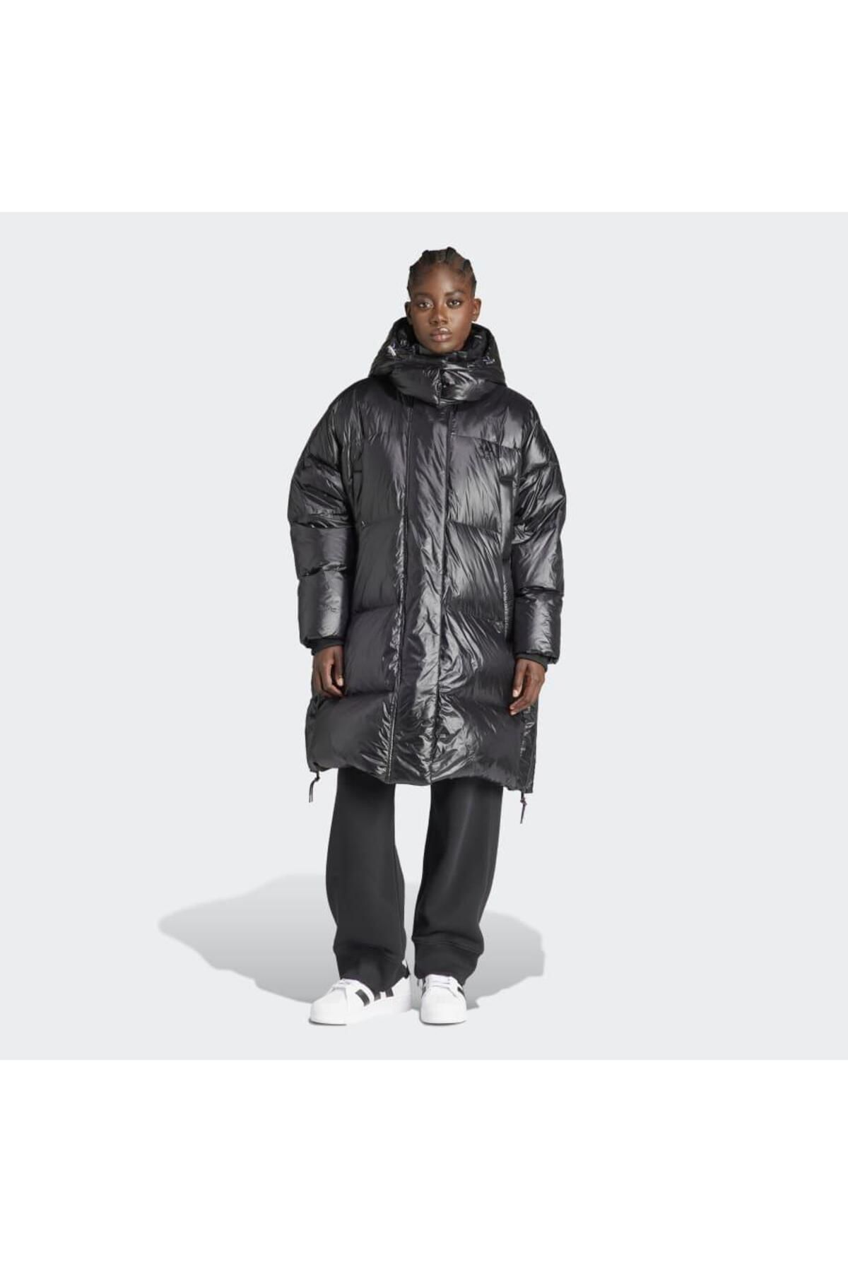 Adidas light deals woven long jacket