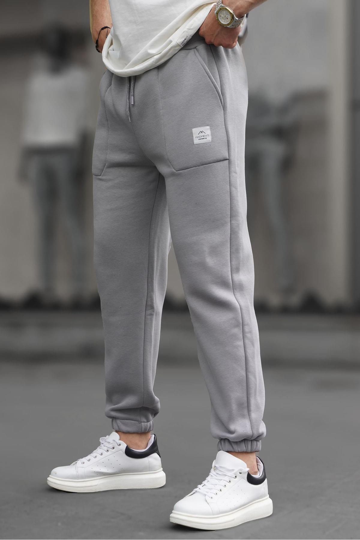 Gray trackies top