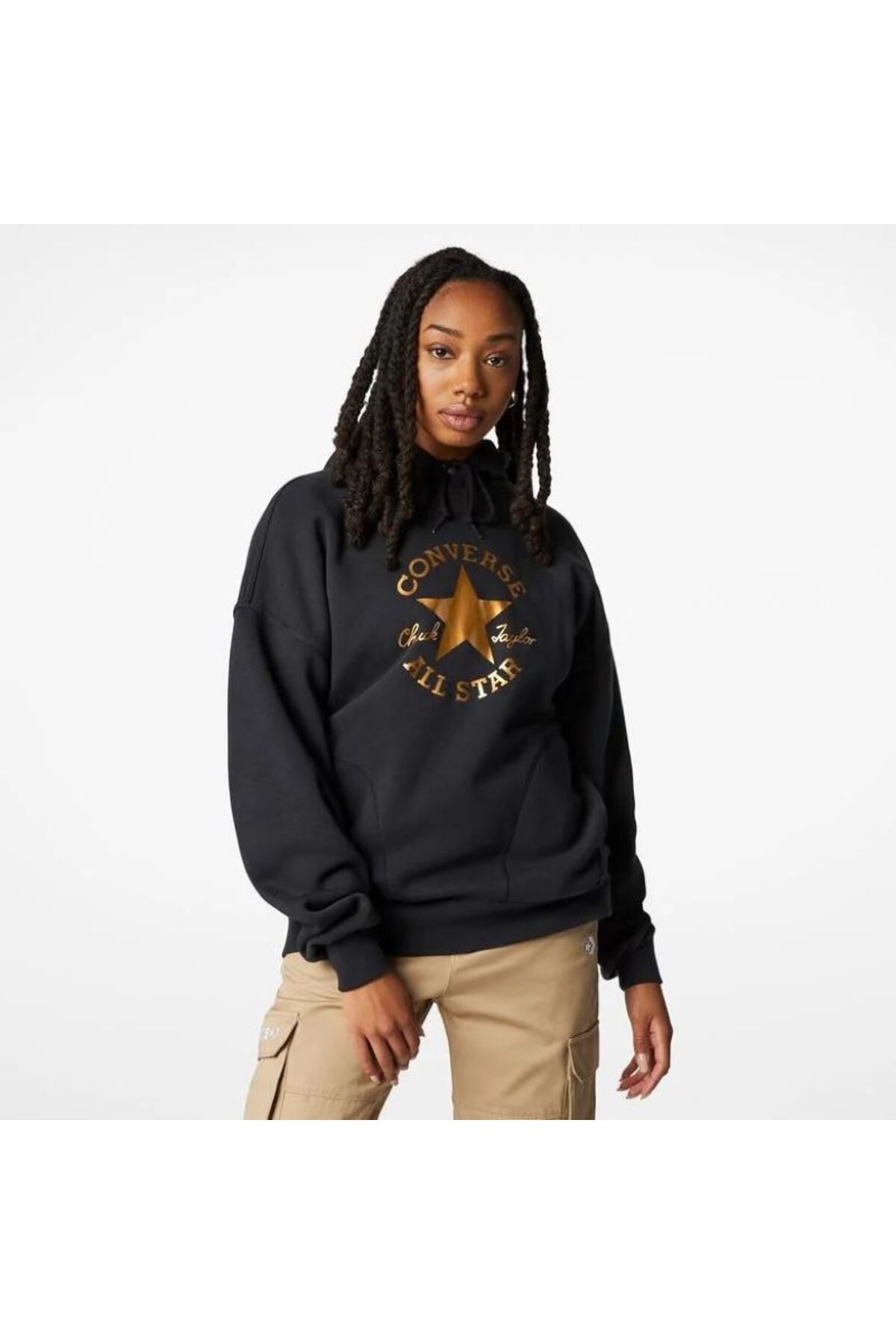 Womens black shop converse hoodie