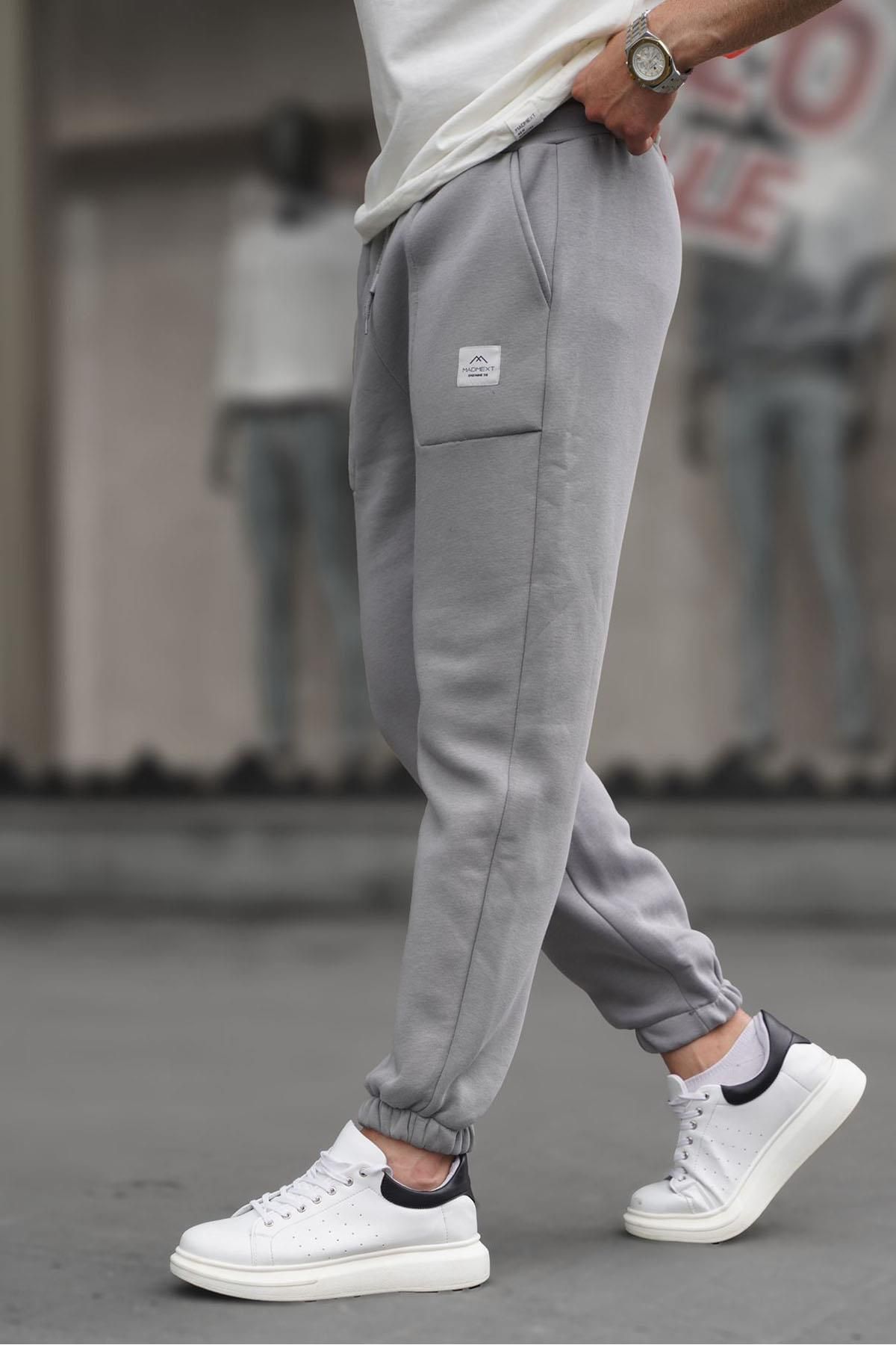 Gray trackies top