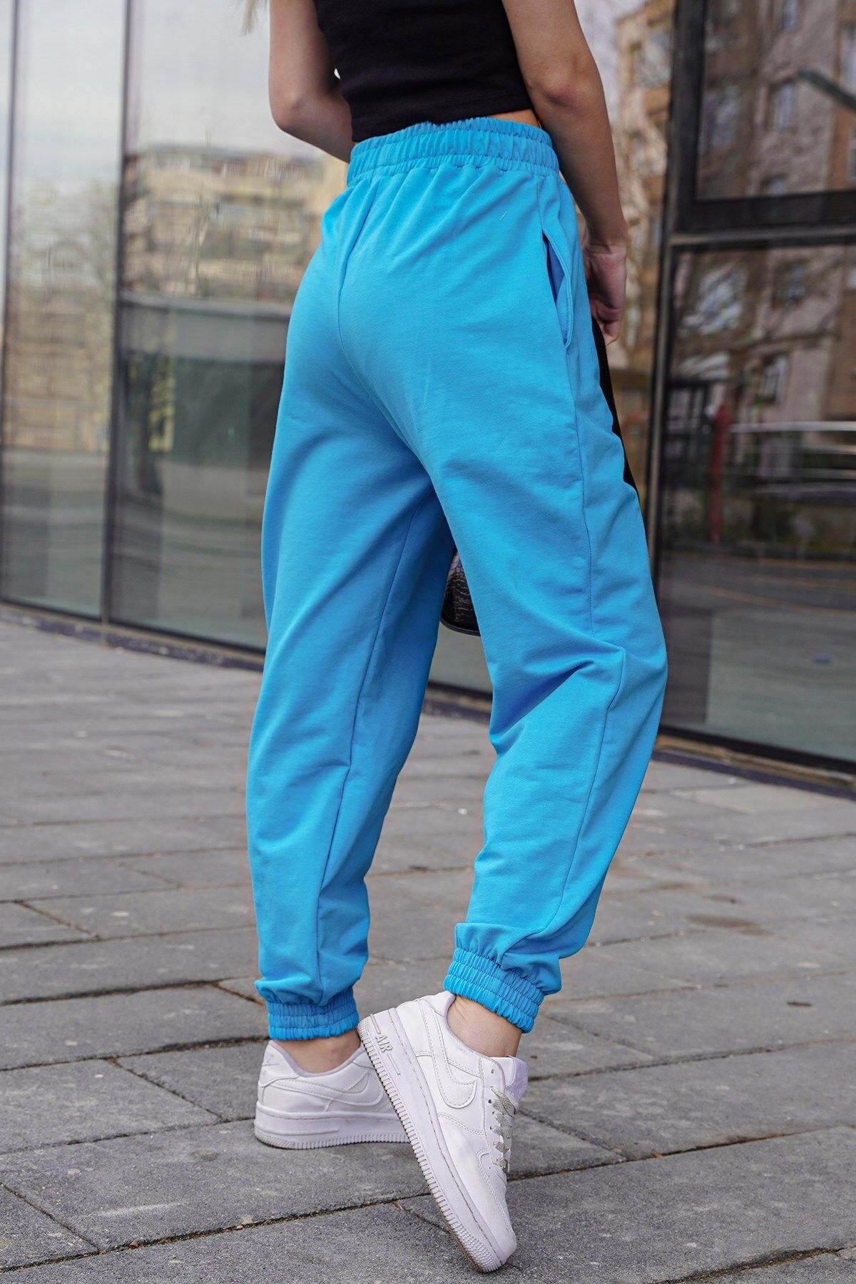 Turquoise sweatpants shop