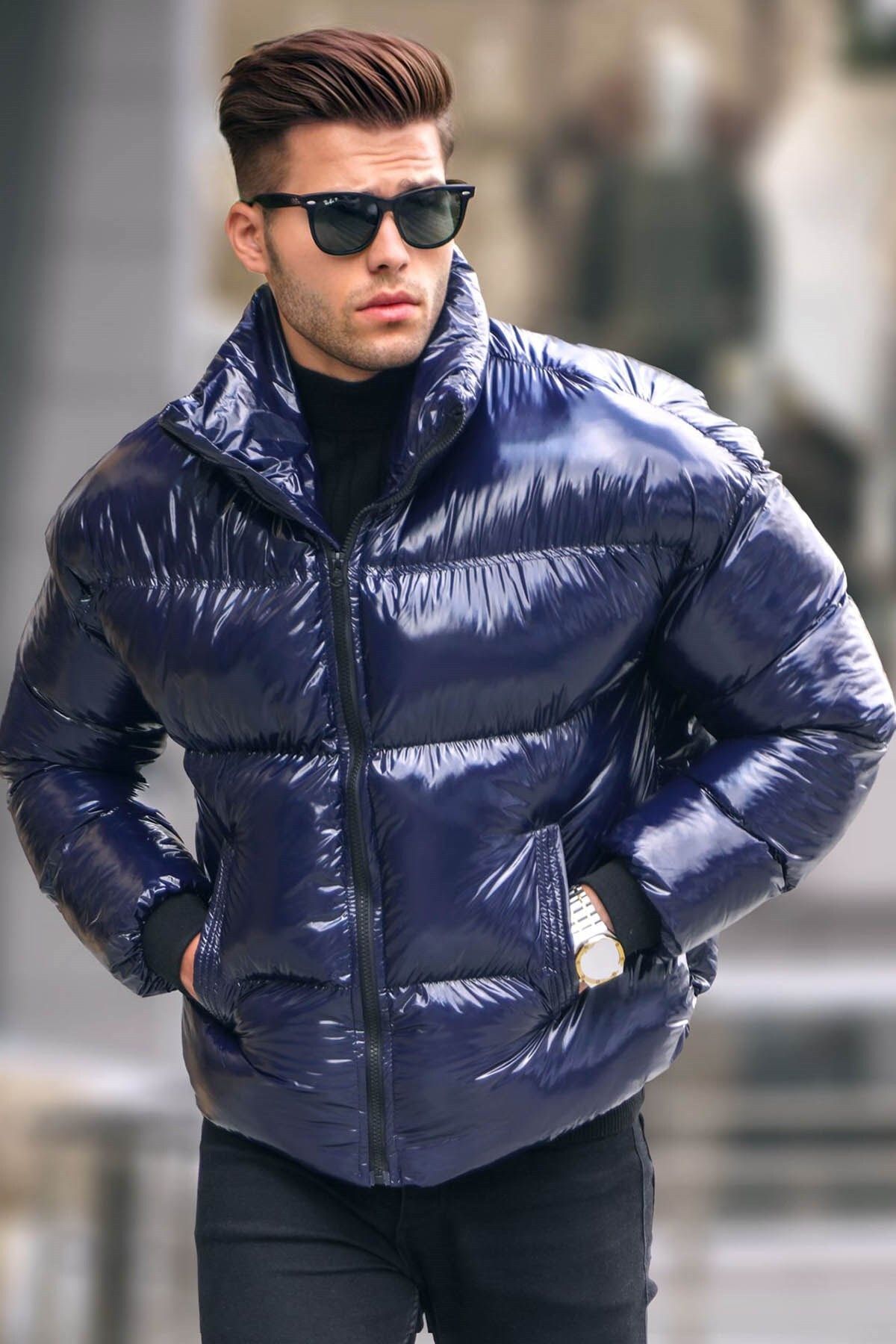 Deep blue hot sale jacket