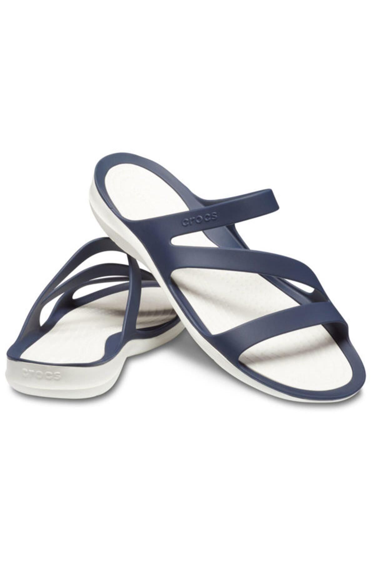 Navy crocs women's store