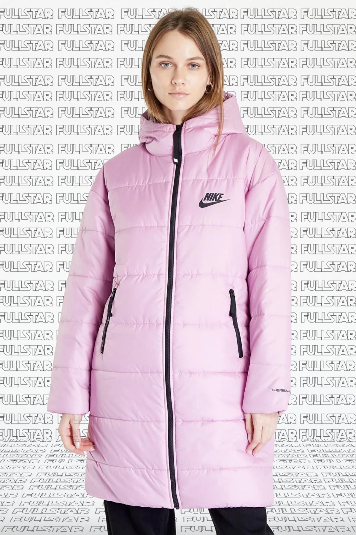 Nike Sportswear Therma Fit Repel Synthetic Fill Parka Women's Long Coat  Purple - Trendyol