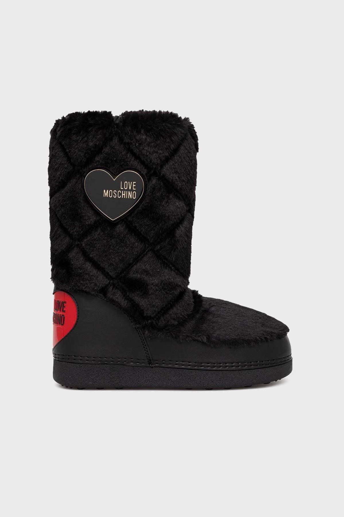 Moschino boots fur hot sale