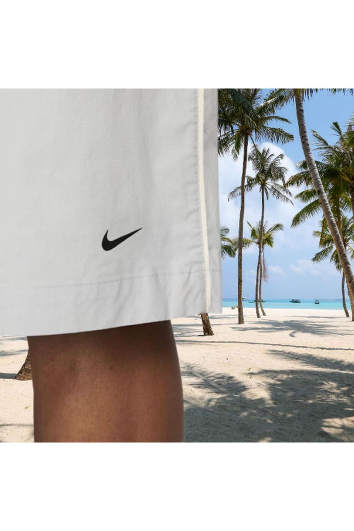 Nike Sports Shorts - Gray - Normal Waist - Trendyol