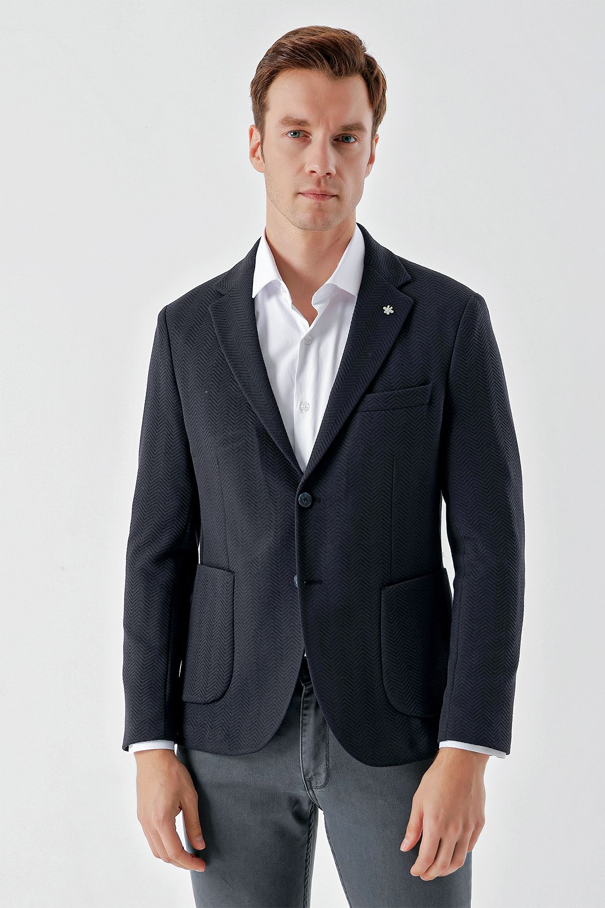 Navy deals sports jacket