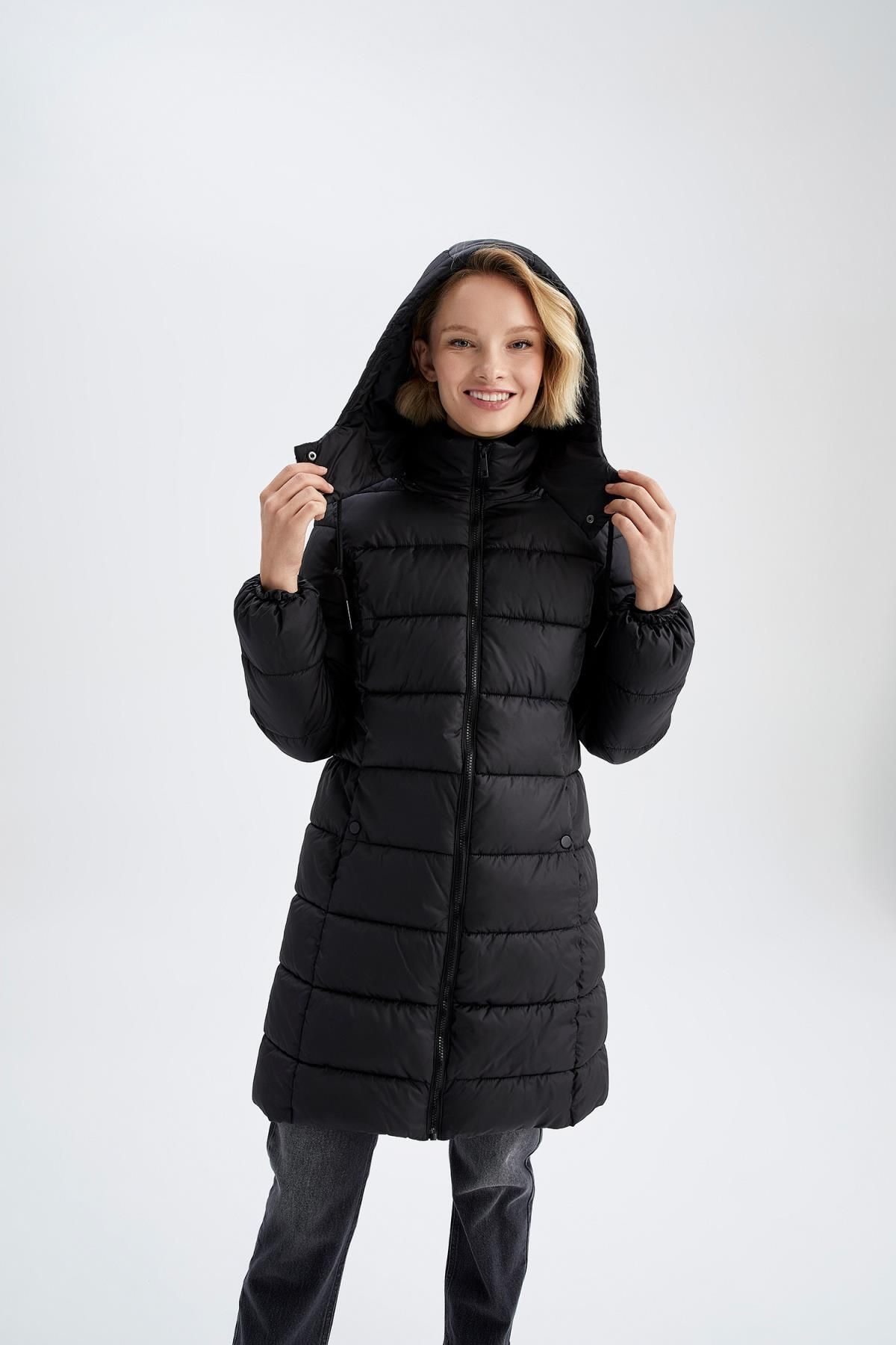 Thermal puffer coat sale